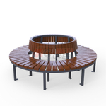 Скамейка Блок радиусная