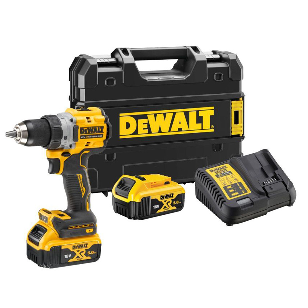 Дрель-шуруповерт аккумуляторная Dewalt DCD800P2T-QW бесщеточная