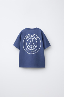 ZARA ФУТБОЛКА С ПРИНТОМ PSG ®, СИНИЙ