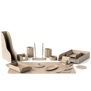 Настольный набор из кожи Cuoietto серии Business из 15 предметов (NBCLat15)