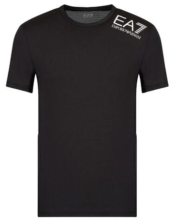 Мужская теннисная футболка EA7 Man Jersey - черный
