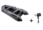 Аква 2800 НДНД графит-чёрная + PARSUN T 2.6 BMS (комплект лодка + мотор)