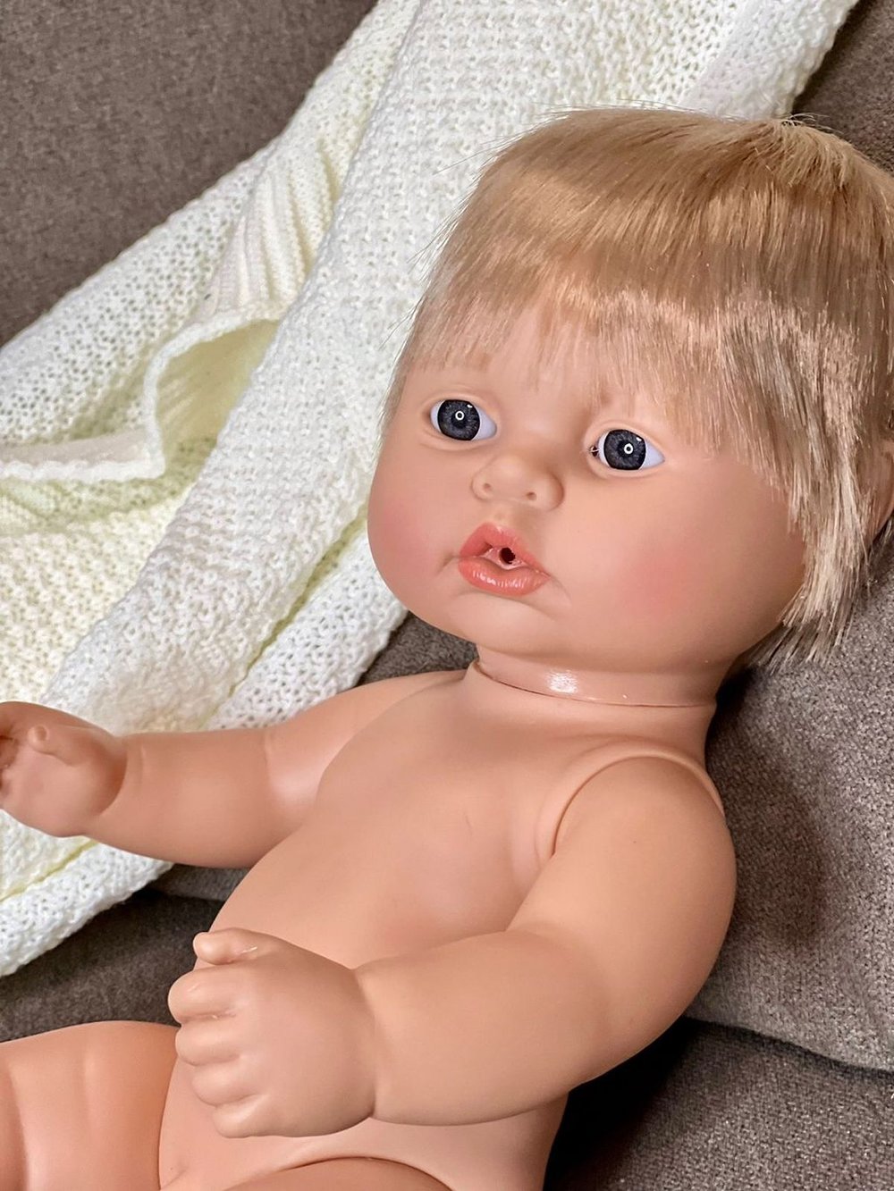 Кукла Berjuan виниловая 38см Newborn без одежды (7056)