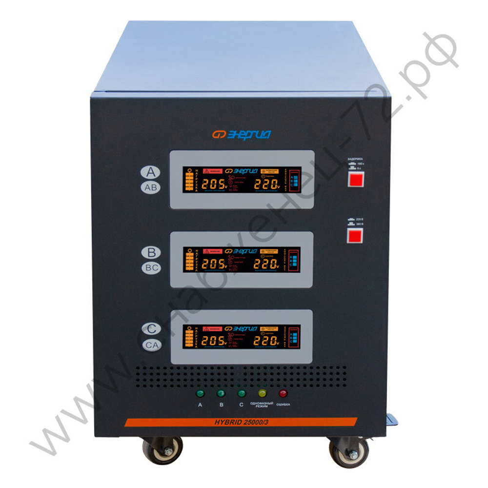 Стабилизаторы напряжения Энергия Hybrid II трехфазные