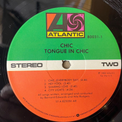 Винтажная виниловая пластинка LP Chic Tongue In Chic (USA 1982)