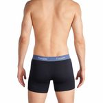 Мужские трусы боксеры черные с синей резинкой Tuosite TS7820-1