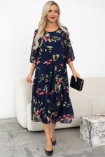 Платье Хелен (темно синий) Р11-2075/9 Nikol