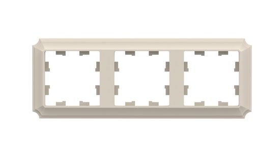 Рамка 3-м AtlasDesign Antique универс. беж. SE ATN100203