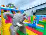 Коммерческий надувной батут «Парк развлечений 2» 10*6*6 м