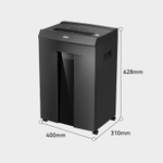 Шредер Deli, 6 уровень секретности (1х9мм), 7 листов, 30 литров