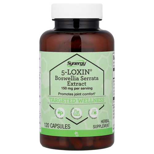 Vitacost, 5-Loxin®-AKBA, экстракт босвеллии, 120 капсул (75 мг в 1 капсуле)