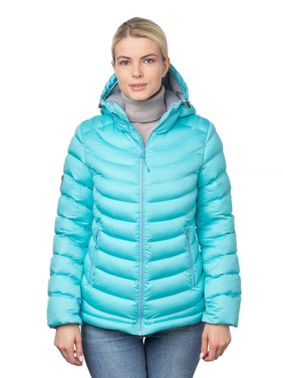 Куртка женская HISPO Лив, цвет: бирюзовый, AW22-2-001/3, р. M (46)
