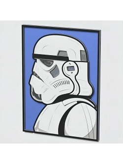 3D Картина по номерам из дерева Профиль штурмовика, 23x30 см