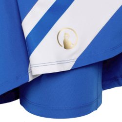 Женская теннисная юбка Quiet Please Retro Stripe Bounce Skirt Women - Blue