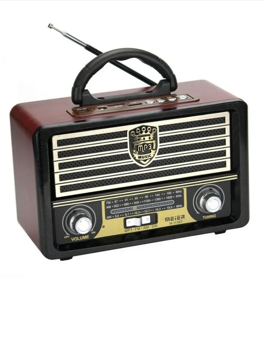Радиоприемник Meier M-113BT USB Retro Bluetooth