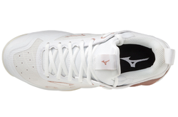 Женские Кроссовки теннисные Mizuno Wave Luminous 2 - white/rose/snow white