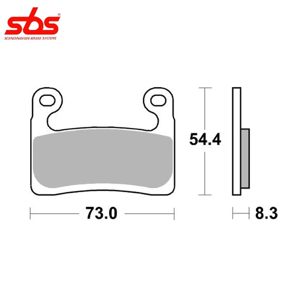 SBS 960SP тормозные колодки передние