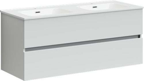 Тумба с раковиной Sancos Urban, 119 см., ламинат белый, UR120-2W