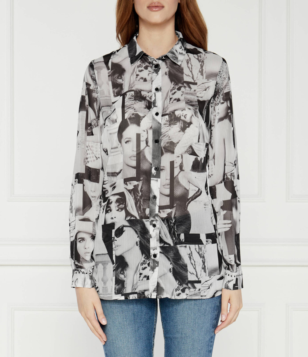 Блузка GUESS - серый(W4YH65 WDW82)