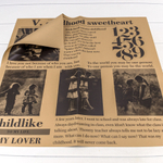 Пленка В листах 20 шт 57 х 57 см "My Lover" (Крафт)