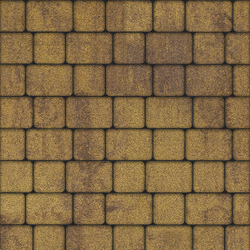 Тротуарная плитка КЛАССИКО - Листопад гранит Янтарь, комплект из 2 видов плит