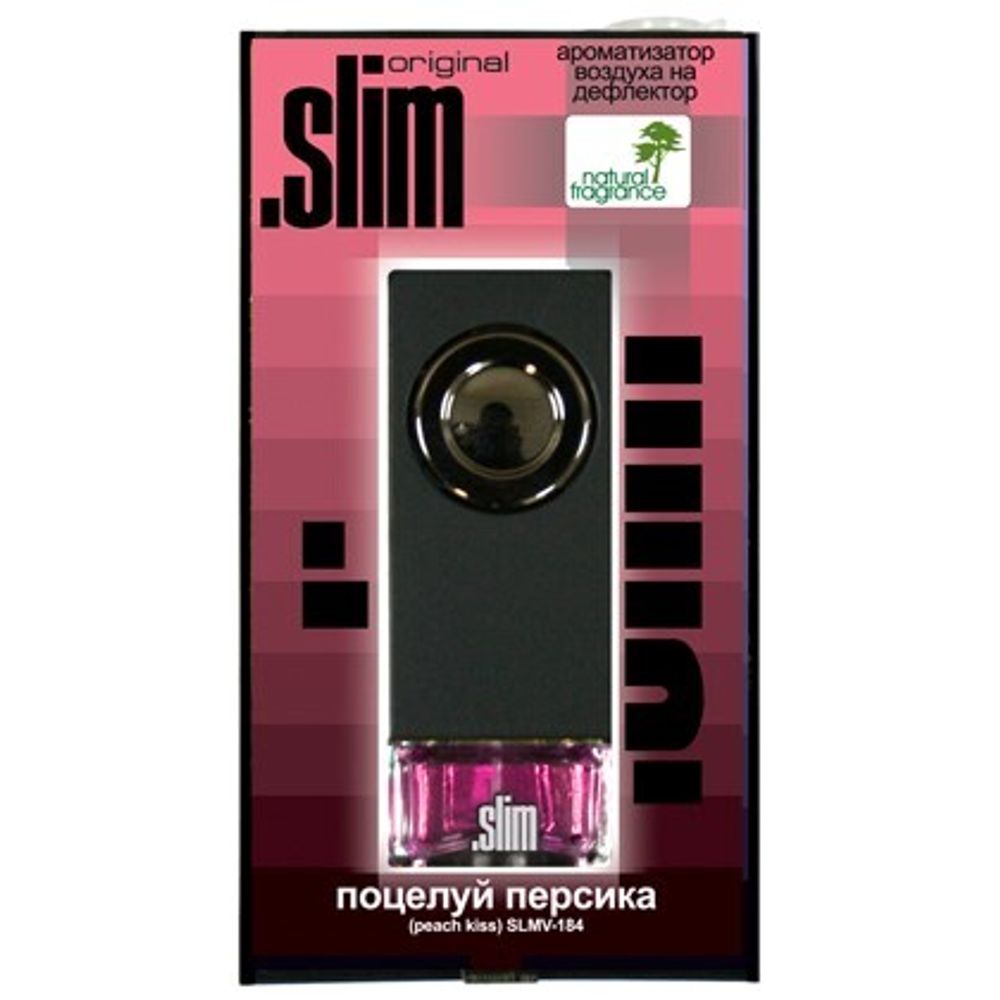 Ароматизатор на дефлектор  SLIM 184  Поцелуй персика 8 мл (FKVJP)