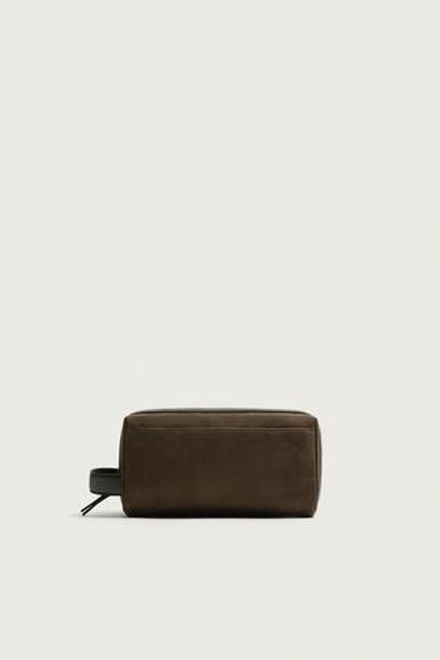 ZARA КОМБИНИРОВАННЫЙ НЕСЕССЕР, КОРИЧНЕВЫЙ
