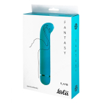 Бирюзовый перезаряжаемый вибратор 18,5см Lola Games Fantasy Flamie 7912-03lola