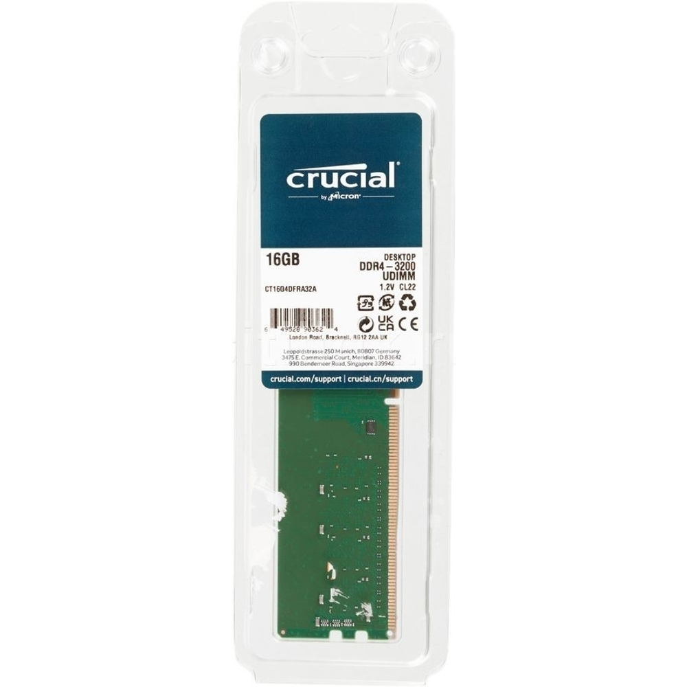 Crucial DDR4 DIMM 16GB CT16G4DFRA32A PC4-25600, 3200MHz