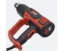 Фен строительный BRAIT BHG2000PRO (2000Вт, 600С, 3 скор, 5 насадок, эл. табло)
