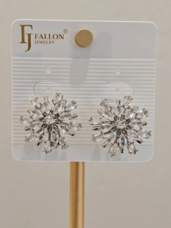 Серьги Fallon «Сияние» Silver