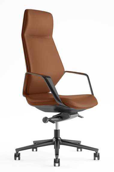 Кресло Davos STAR-CL-H Светло-коричневый/Металл Черный