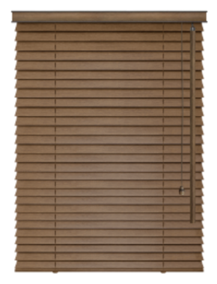 Горизонтальные деревянные жалюзи 25 мм, цвет 9927 вельвет коричневый