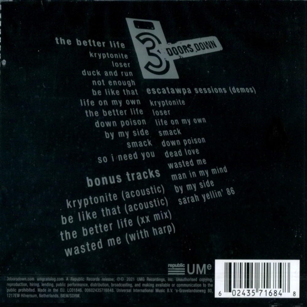 3 Doors Down / The Better Life (20th Anniversary Edition)(2CD)