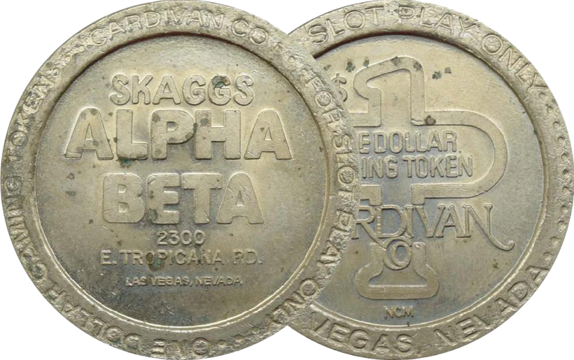 Skaggs Alpha Beta $1 Token