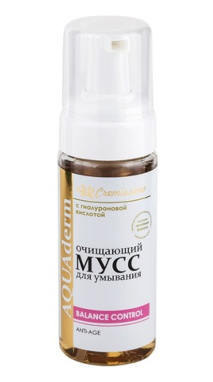 Очищающий мусс для умывания Anti-age Cremissimo Collection, 150мл, ТМ КРЫМСКАЯ НАТУРАЛЬНАЯ КОЛЛЕКЦИЯ