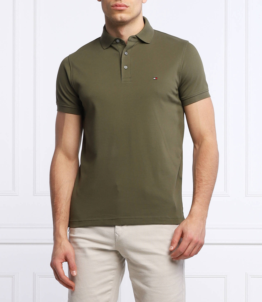 поло 1985 Tommy Hilfiger - оливковый (MW0MW17771)