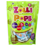 Zollipops, The Clean Teeth Pops, зеленое яблоко с карамелью, прибл. 23-25 леденцов, 5,2 унции