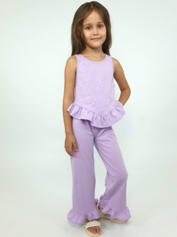 02-147-3 Комплект для девочки (туника+брюки)
