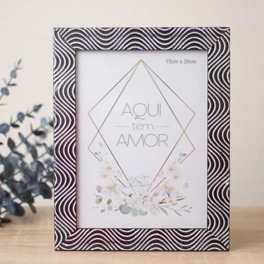 Фоторамка 15*20см «Верона» черный, пластик