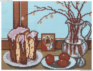 "Пасха"-0232 канва с рисунком