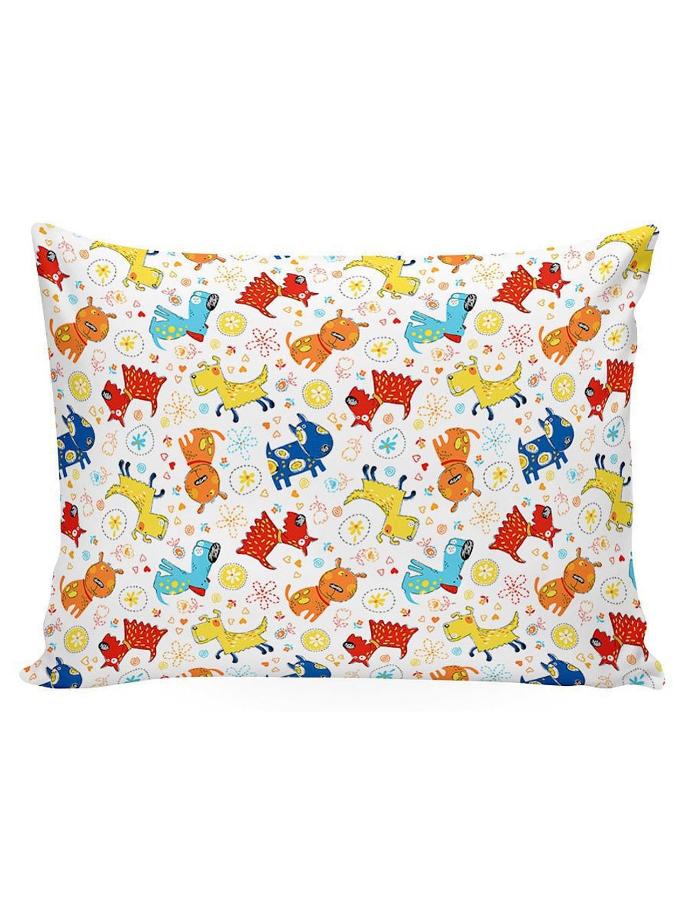 Наволочка комплект 2шт Сказка "Собачки" 70х70 см, перкаль