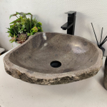 Раковина из речного камня RS-65592 48*44*15 0856