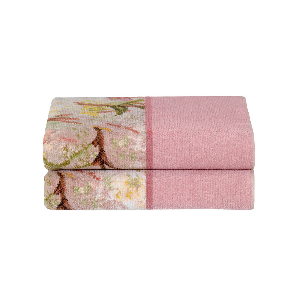 Полотенце 75х150 Feiler Secret garden 130-124 puder-altrosa