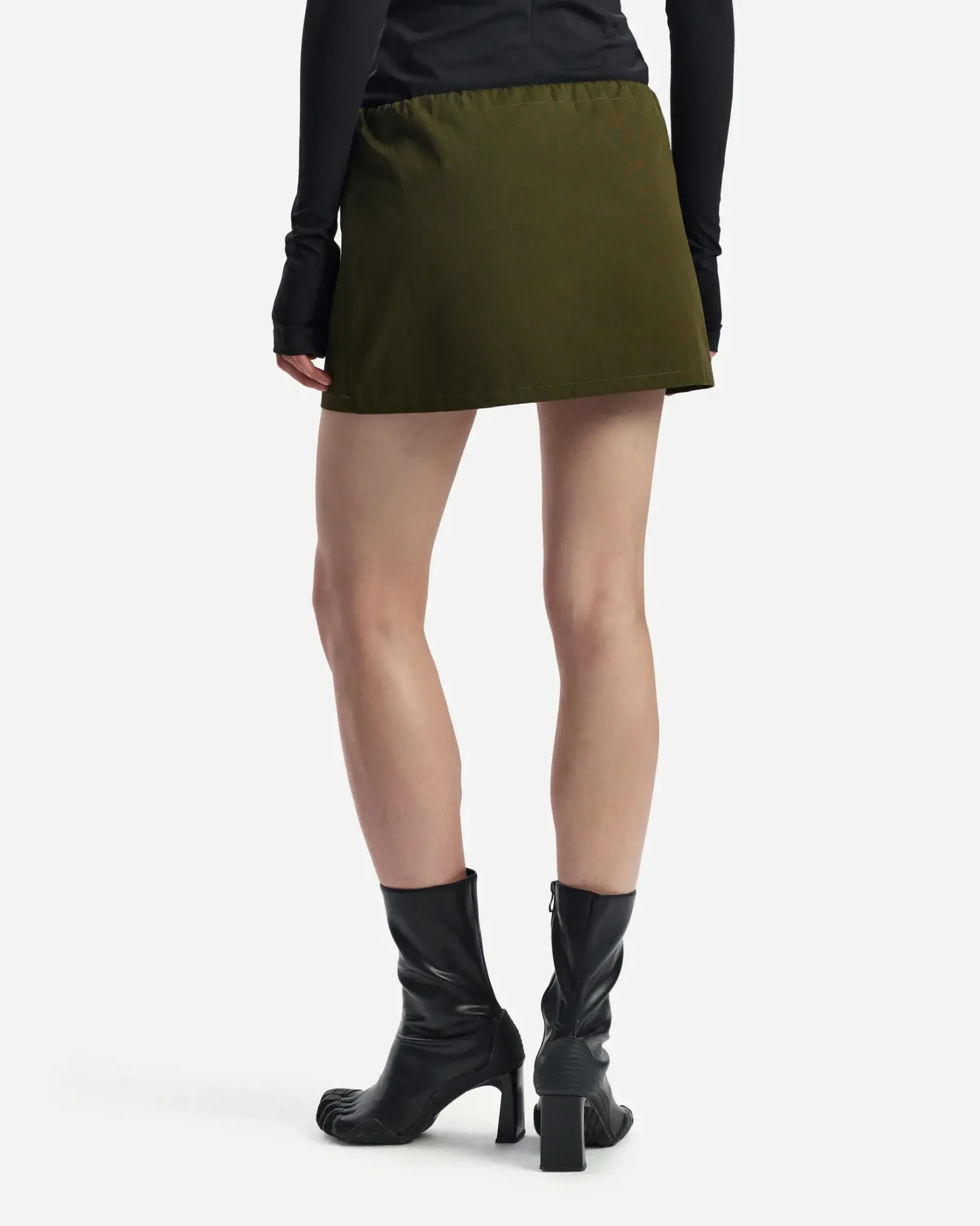 Мини-юбка хаки