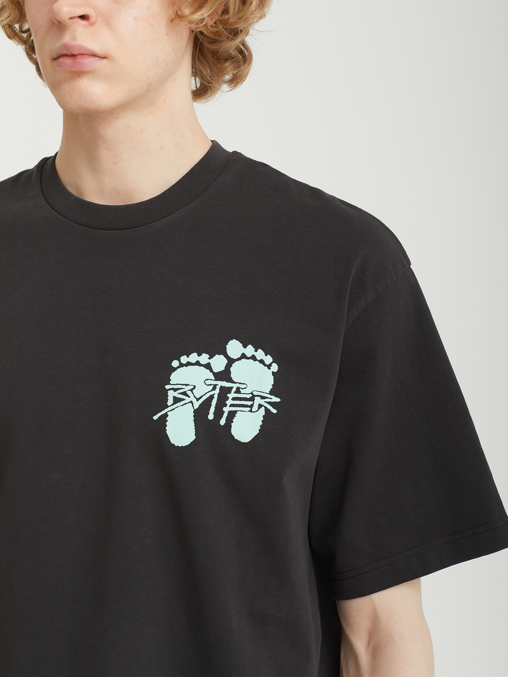 Мужская Футболка Footprints