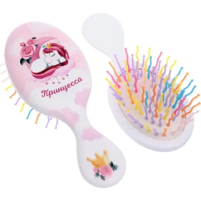 Расческа массажная детская «MaMiKa», Принцесса, 13*5см