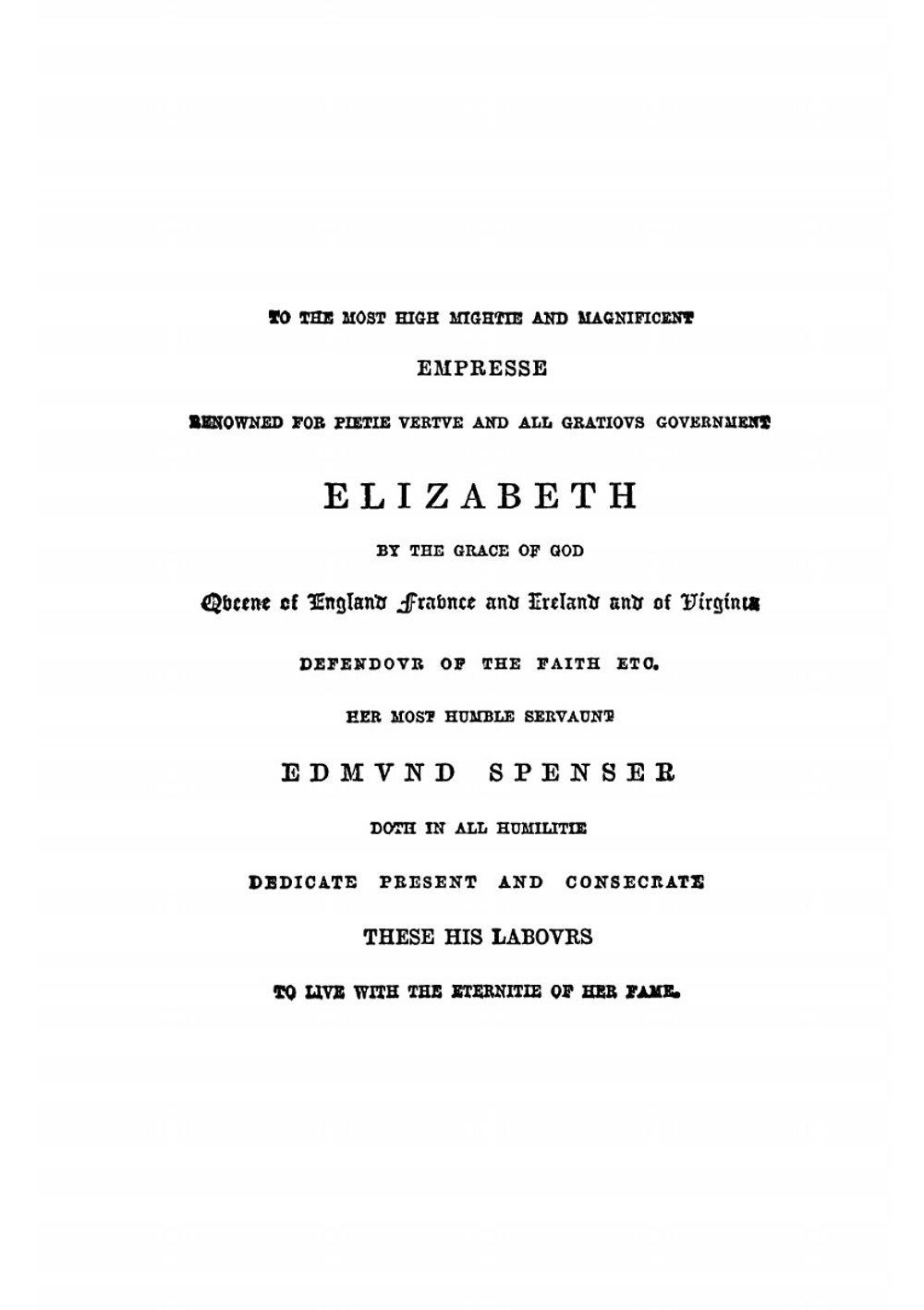 The Faerie queene | Spenser Edmund