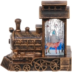 Сувенир с подсветкой «Волшебный экспресс» 12,5*11,5*5,5 см, Бронза