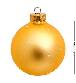 Элита НФШ-1019/1 Ел. украшение Шар «Снеговик с подарком» 85 мм